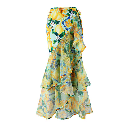 Yellow Lemon Skirt