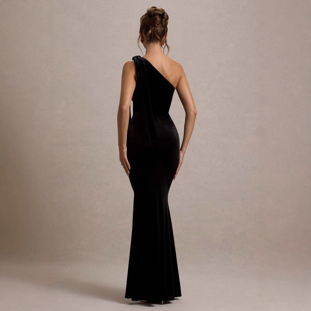 Spring Summer Women Solid Color Casual Sexy Oblique Shoulder Comfortable Slim Sleeveless Sheath Dress XINXI