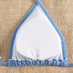 Sexy Bikini Backless Bandage Halter Cut out Bikini Swimsuit Bikini Twingo