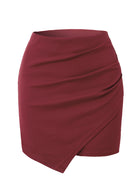 Red Heap Pleated
