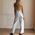 Women Clothing Casual Loose Sleeveless Single Breasted Wide Leg Pants Outdoor Cargo Overalls Venly