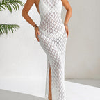 Beach Dress Sexy Vacation Cutout Blouse Backless Dress Metal Shell Starfish Bandage Dress Oyimi