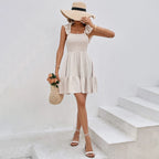 French Elegant Holiday Dress Seaside Holiday Design Small for Children Yiskiss