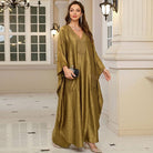 Gold Vacation Beach Coat Maxi Dress Women Loose Maxi Dress Swimsuit Blouse Sun Protective Clothing EvenStar