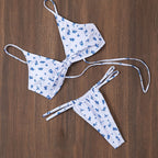 Women Retro Orchid Bikini Supply Swimsuit MagicSwing