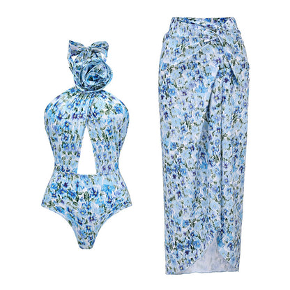 Halter Swimsuit Set