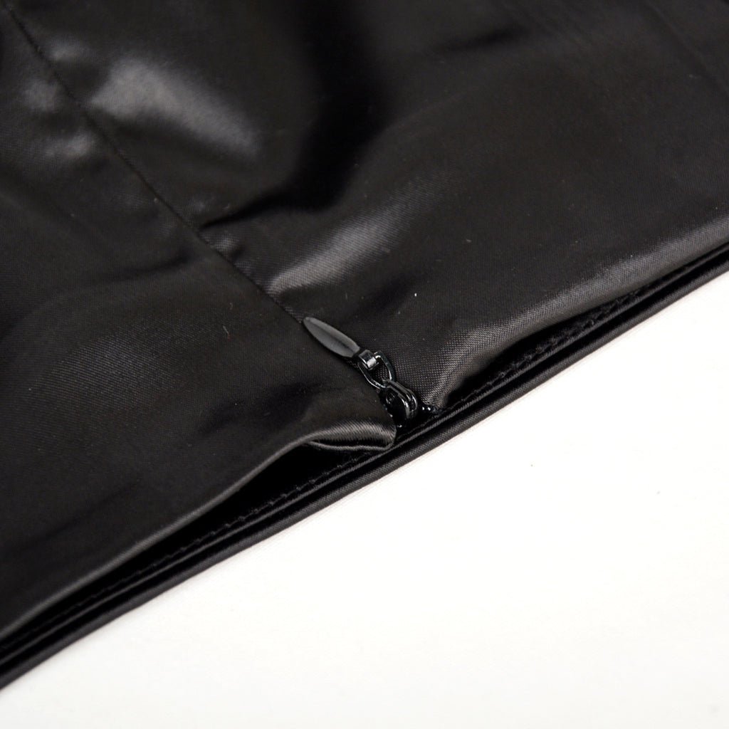 Women Clothing High Waist Sheath Solid Skirt Women Spring Summer Elastic Satin Lace Sexy Skirt BRINGITON