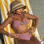 Sexy Striped Swimsuit Women Two Piece Bikini Swimsuit SanYuva
