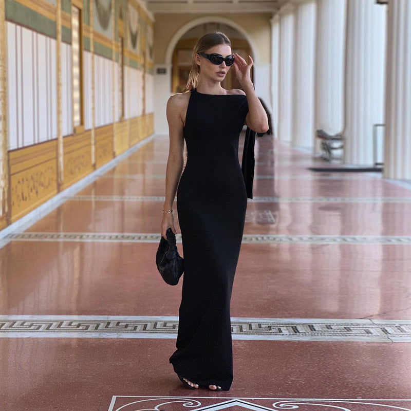 Spring Elegant Sexy Sheath Dress Simple Lace up Dress Women Clothing FREYA