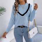 Pull à manches longues Funk pour femme, automne-hiver