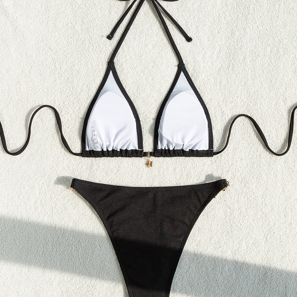 Halter Strap Adjustable Backless Slimming Advanced Swimwear Swimsuit Women Bikini Chimie