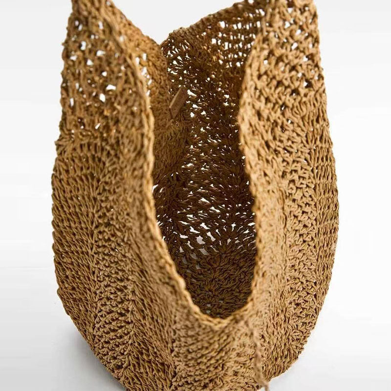 Sac à bandoulière en paille, design d'intérêt particulier, sac en paille portable, sac tissé, sac de vacances, sac de plage, sac pour femme 
