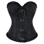 Jacquard Silver Button Court Women Body Shaping Bone Clothing Beloved