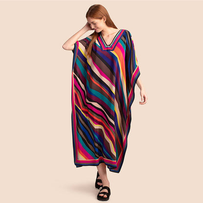 Color Slanted Stripe