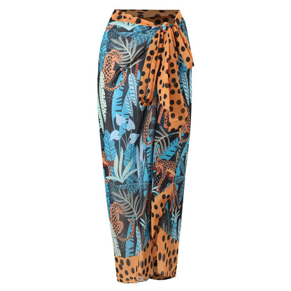 Leopard Print Skirt