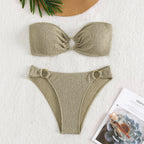 Traje de baño Bikini sexy con almohadilla para el pecho para mujer Traje de baño Bikini Fission