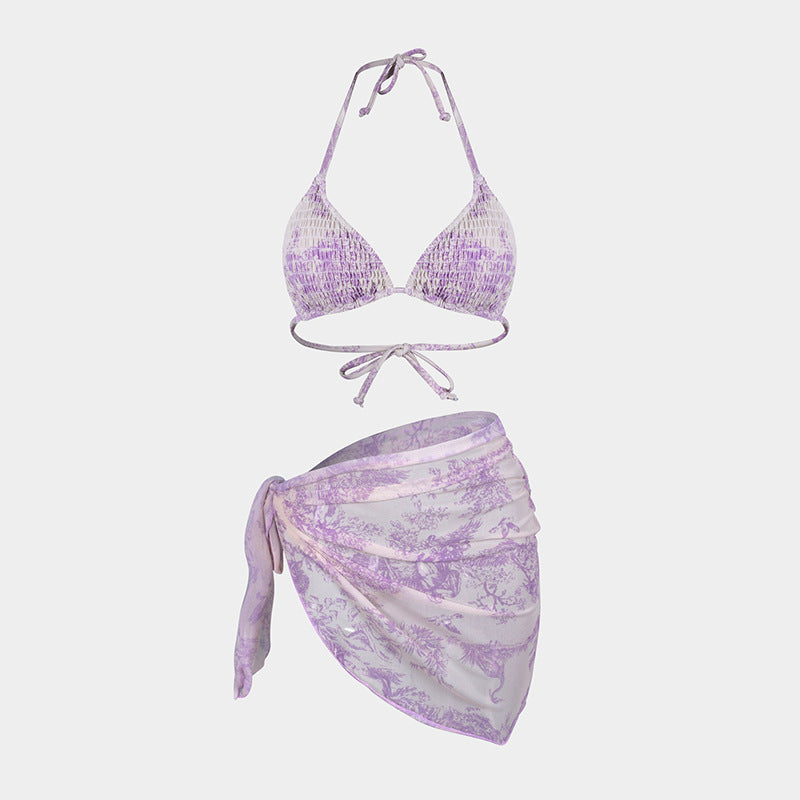 Purple Gauze Skirt