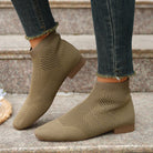 Women Boots Knee High Black Boots Women Ankle Boots Mid Calf Pointed Toe Boots High Heel Boots Women Shoes Flying ZUIMEI