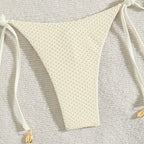 Solid Color Tied Bikini Split Swimsuit Women Beach Spring Swimsuit Bikini Alina