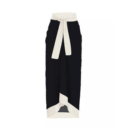 Black Wrap Skirt