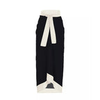 Siamese Conservative Covering Belly Thin Backless Sexy Skirt Swimsuit Women Chiffon Beach