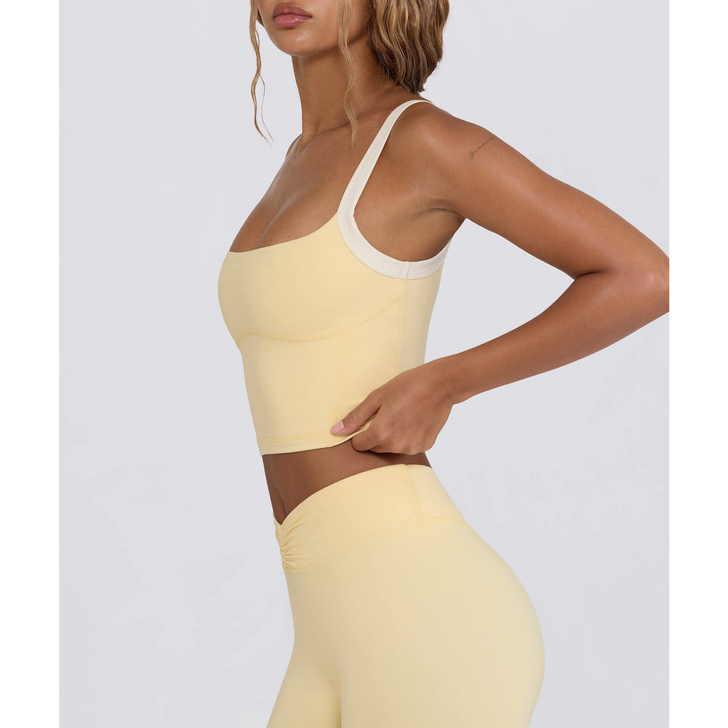 Beauty Back Exercise Underwear High Strength Shockproof Fixing Chest Pad Waist Tight Fitness Vest Yoga Clothes (Runs Small) Ruiesf