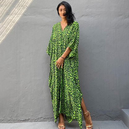 Green Leopard Dot