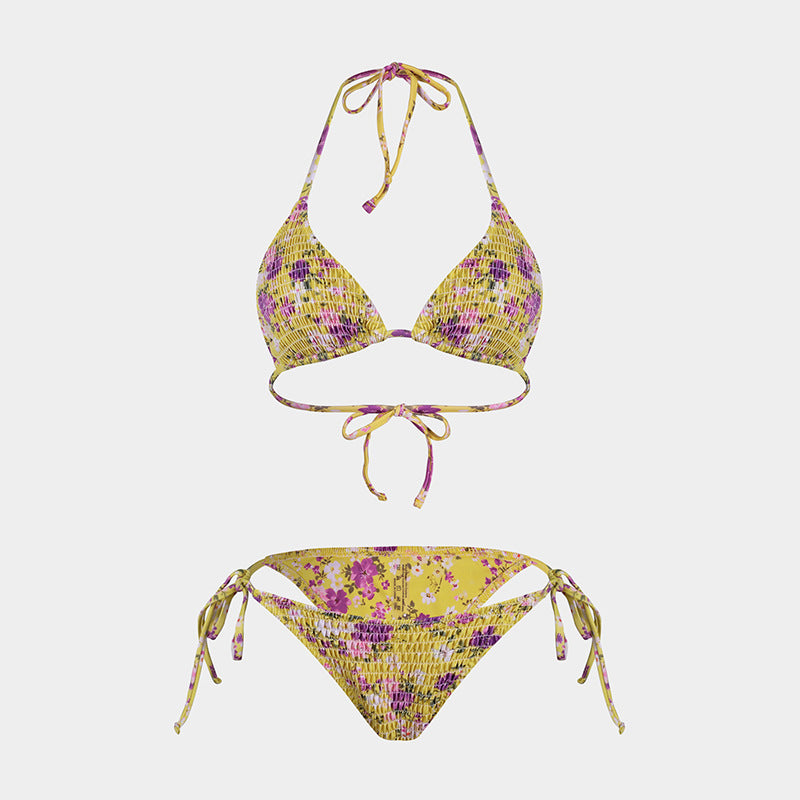 Yellow Purple Bikini