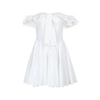 Women Sexy off Shoulder Girdle A line Lace Dress WHATOWEAR