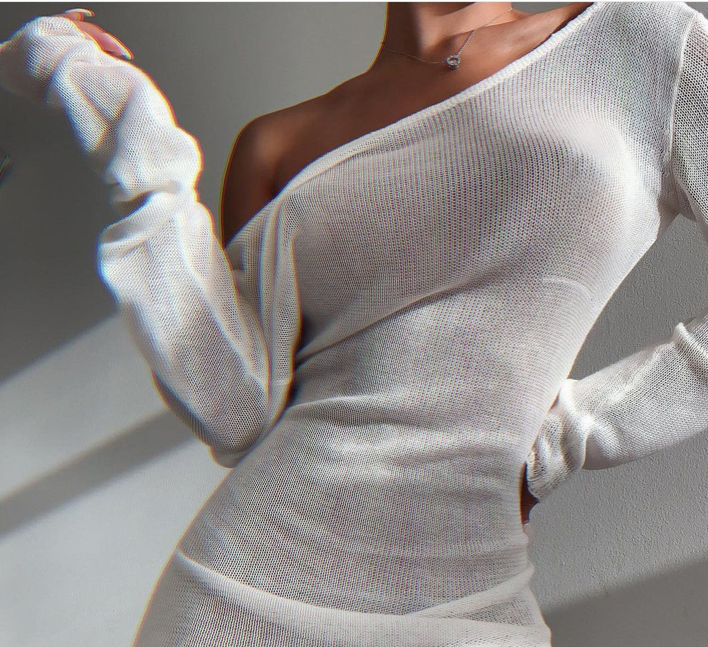 Blusa de seda helada de manga larga con espalda descubierta, sexy, para playa, protección solar, bikini, traje de baño, prendas de vestir exteriores