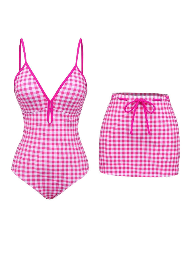 Rose Red Plaid