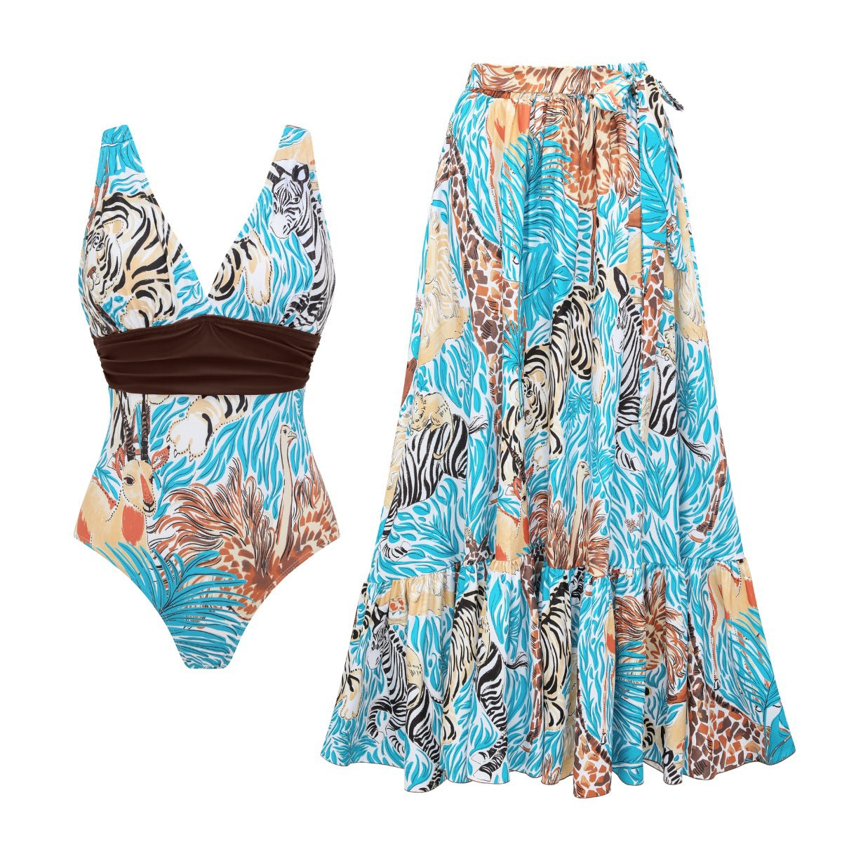 V-neck Dress Suit