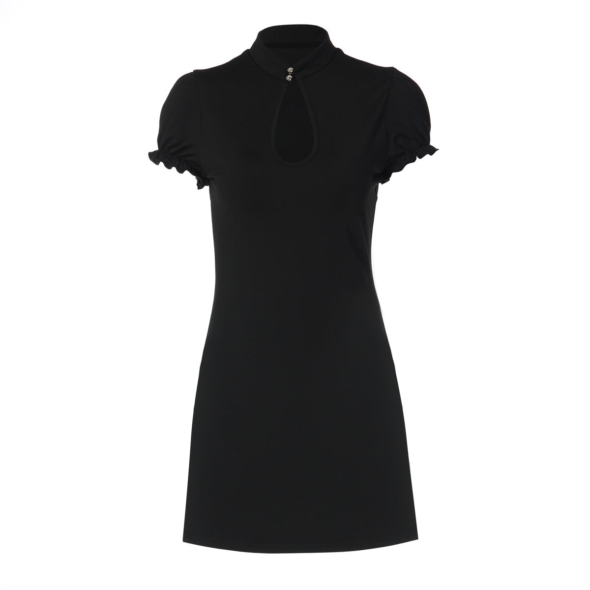 French Sexy Sheath Nightclub Dress Women Spring Sexy Slimming Sexy Short Sleeve BULLINGER