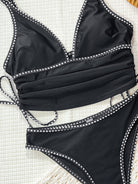 Black One Piece Swimsuit Women Bikini Bikini Swimsuit DOUBLEOUT