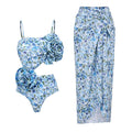 Double Shoulder Swimsuit Set