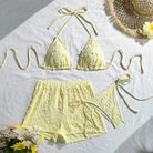 Light Yellow Three Piece Set