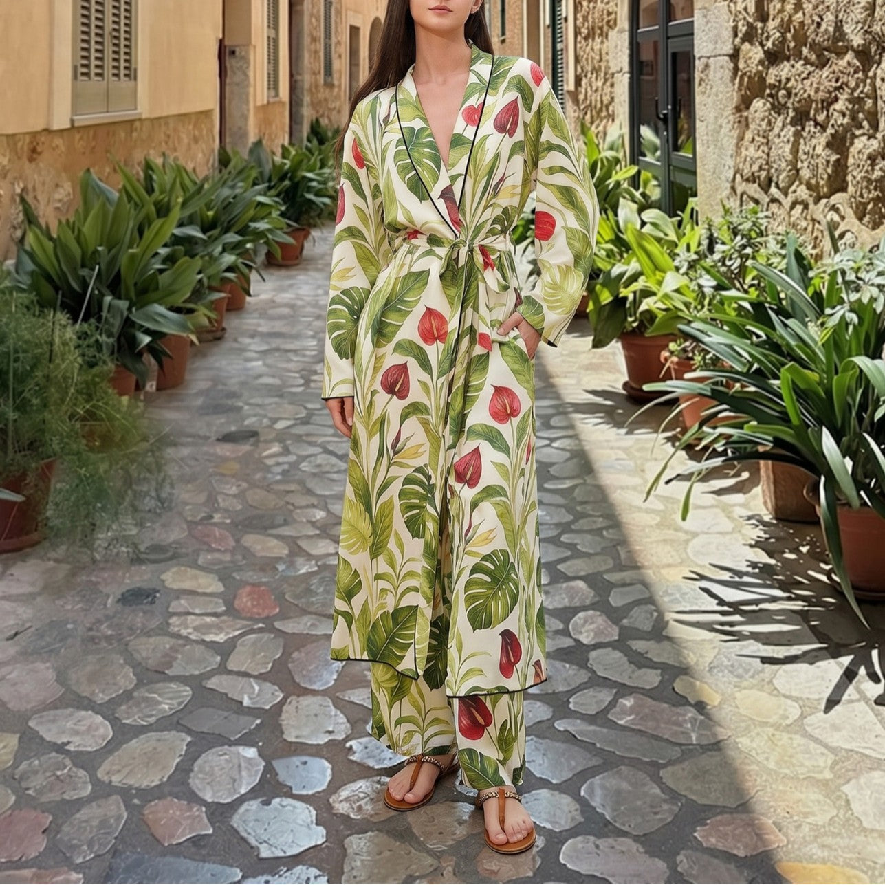Beach Dress Women Casual Holiday Floral Print Cardigan Bikini Swimsuit Blouse Sun Protective Clothing Mangar