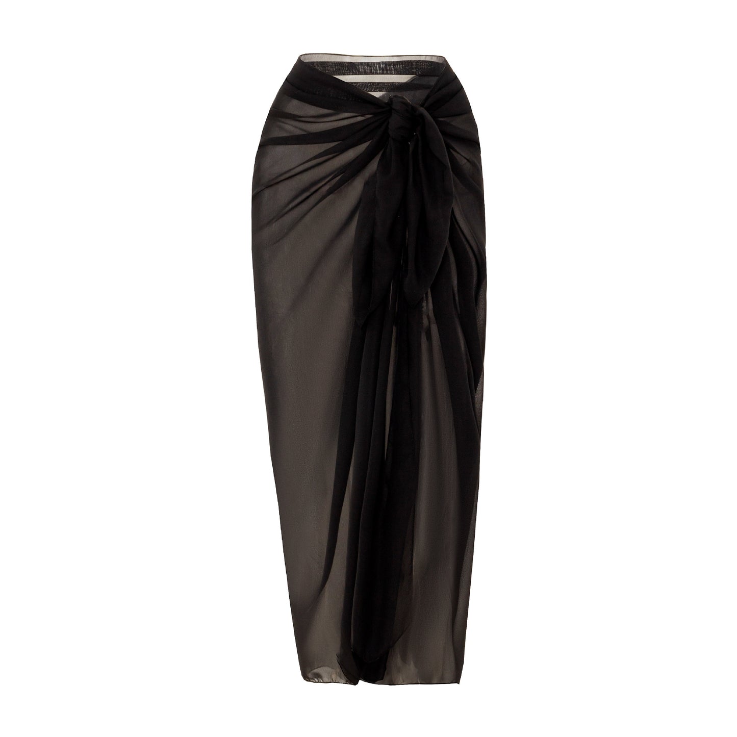 Black Wrap Skirt