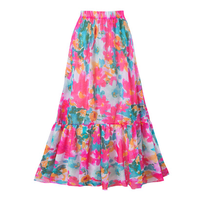 Pink Wrap Skirt