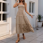 Summer Smocking Swing Sling Dress Jeme