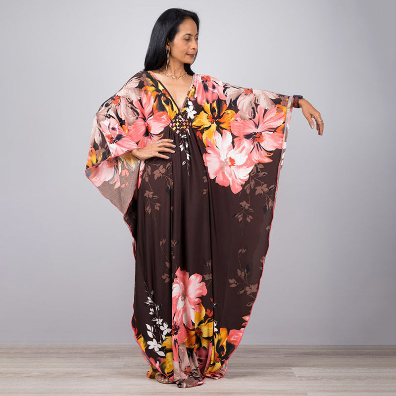 Beach Dress Loose Seaside Vacation Sun Protection Robe Beach Cover Up Swimsuit Outwear Women EvenStar