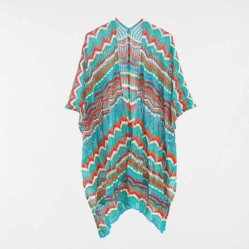 Shawl Travel Wear Cape Shawl Travel Scarf Women Outer Wear Cloak Ice Silk