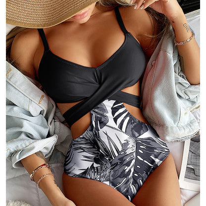 Swimsuit Summer Bikini Skinny Hollow Out Cutout Swimsuit Women