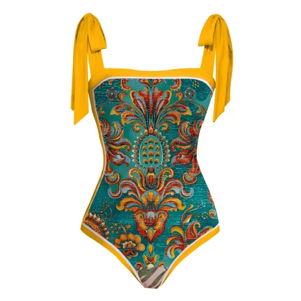 Retro Printed Bikini