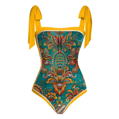 Retro Printed Bikini
