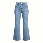 Fashionable All Match High Elastic Blue Jeans for Women Summer Slimming High Rise Women Casual Pants JinRen
