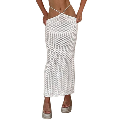 Crochet Spring Summer Crochet Best Women Clothes Waist Belt Mermaid Skirt
