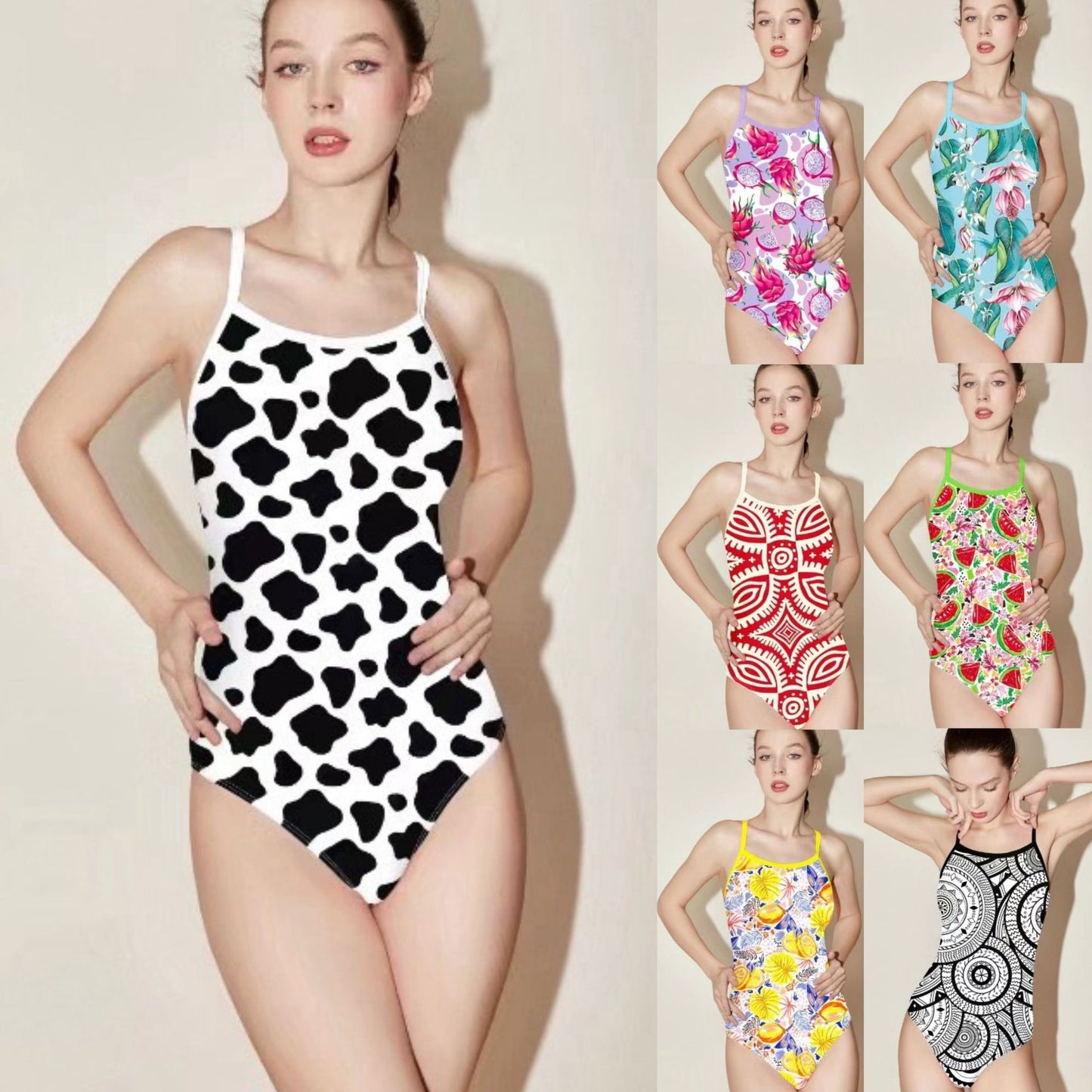 Swimsuit Professional Women Racing Siamese Sports Training Triangle Competitive Swimsuit Spa Swimsuit
