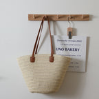 Belt Paper Woven Beige