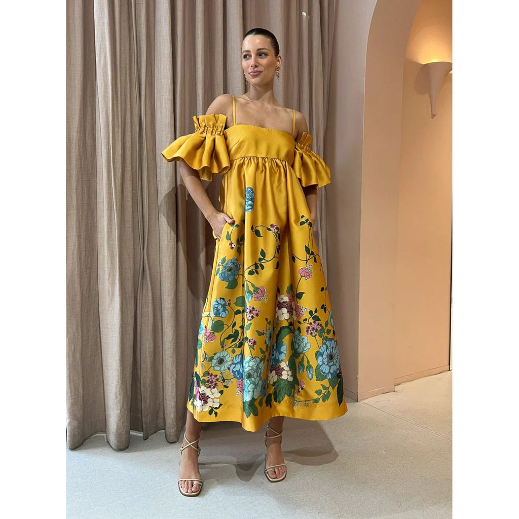 Spring Summer Off Shoulder Pocket Dress Loose Casual Multi Color Dress Women Oyrina